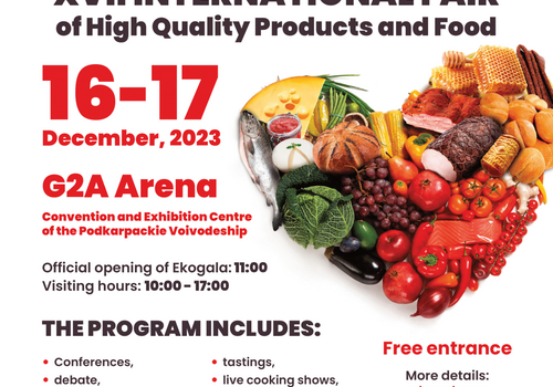 Go to news: XVII INTERNATIONAL FAIR of High Quality Products and Food