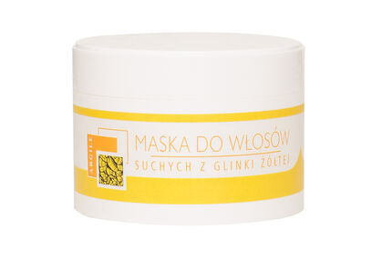 Zdjęcie produktu MASKA DO WŁOSÓW SUCHYCH z glinką żółtą, olejkiem jojoba i witaminą E