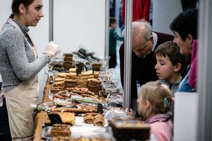 Stoisko wystawiennicze: słodycze