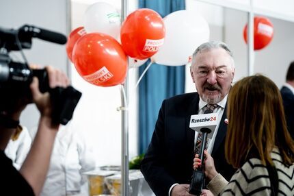 Pan Jerzy Borcz  Dyrektor KOWR udziela wywiadu