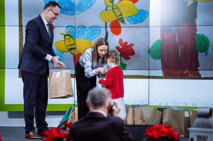 Rozdanie nagród dla uczestników konkursów.