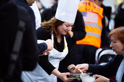 częstowanie podczas gotowania Vipów