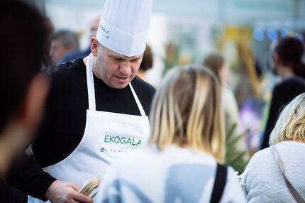 częstowanie podczas gotowania Vipów