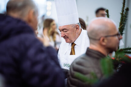 częstowanie podczas gotowania Vipów