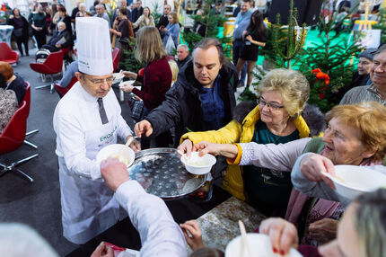 częstowanie podczas gotowania Vipów