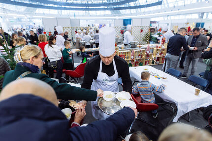 częstowanie podczas gotowania Vipów