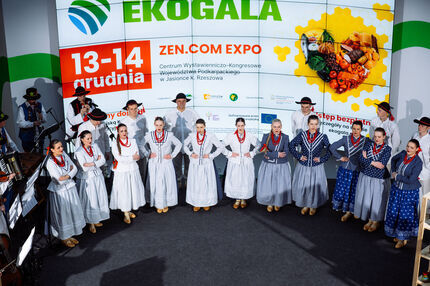 Zespół Ludowy Żołyniacy na scenie