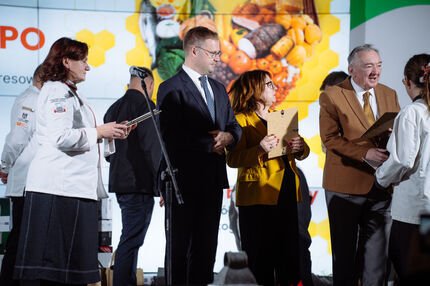 Rozdanie nagród dla laureatów Europejskiego Konkursu Kulinarnego.