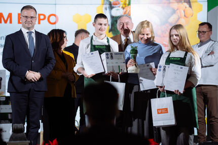 Rozdanie nagród dla laureatów Europejskiego Konkursu Kulinarnego.