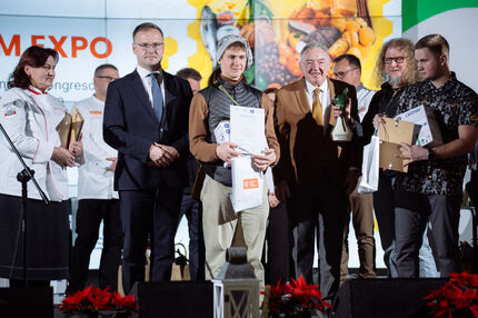 Rozdanie nagród dla laureatów Europejskiego Konkursu Kulinarnego.