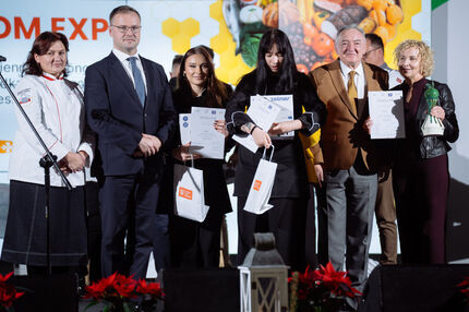 Rozdanie nagród dla laureatów Europejskiego Konkursu Kulinarnego.