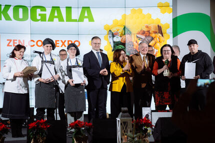 Rozdanie nagród dla laureatów Europejskiego Konkursu Kulinarnego.