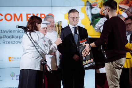 Rozdanie nagród dla laureatów Europejskiego Konkursu Kulinarnego.