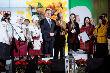 Rozdanie nagród dla laureatów Europejskiego Konkursu Kulinarnego.