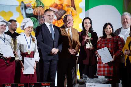 Rozdanie nagród dla laureatów Europejskiego Konkursu Kulinarnego.