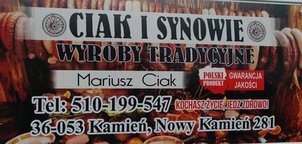 Logo firmy CIAK Zakład Mięsny Wyroby Tradycyjne Mariusz Ciak