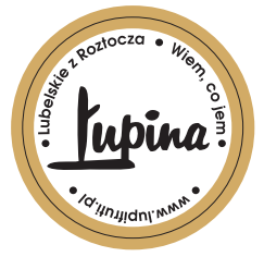Logo firmy Łupina s.c.; Amelia Paruch i Michał Łupina